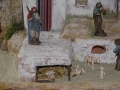 2008 presepe in carta pesta con colorazione a strati